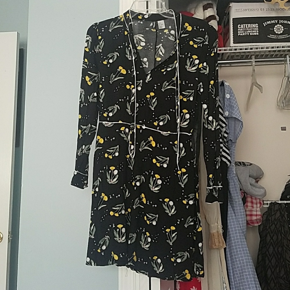 Dandelion Tie-Neck Dress